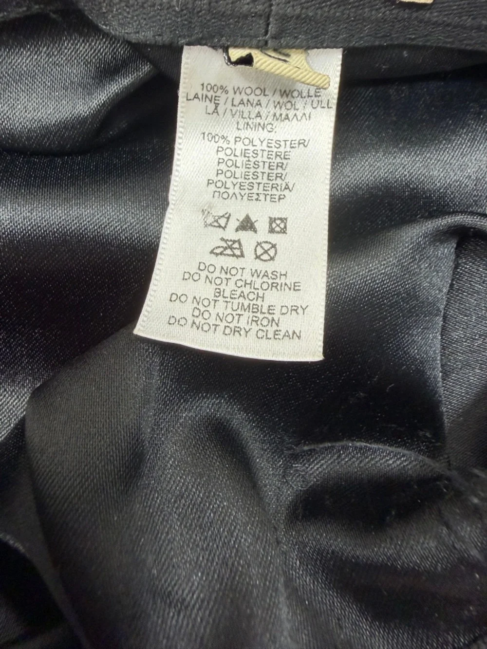 BURBERRY Charcoal Grey 100% Wool Baker Boy Cap Newsboy Hat Metal Chain Logo M
